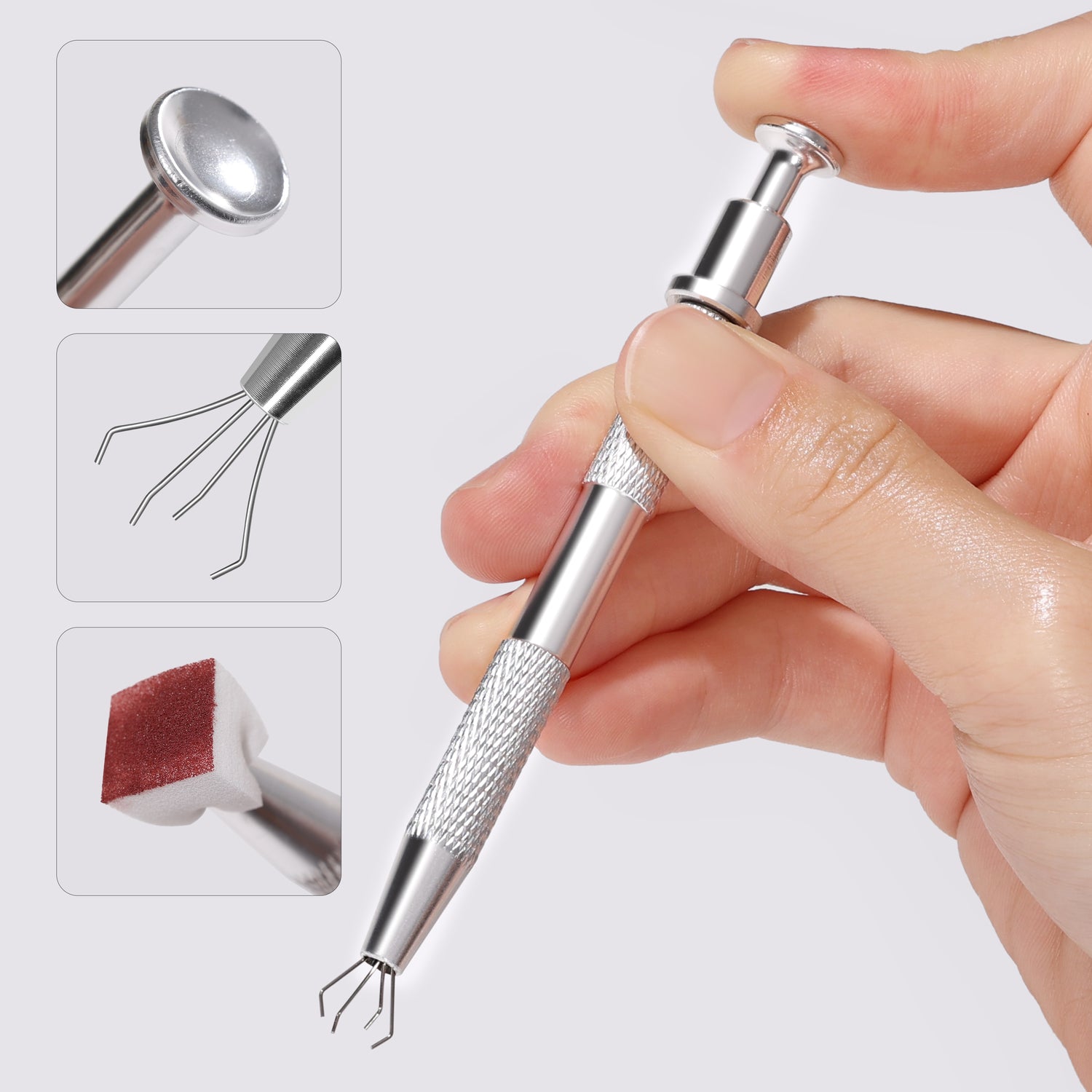 Bluesky Nail Sponge Grabber Set, Ombre sponges + tool