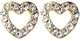 Nail decoration, Hearts Crystal 4 pcs