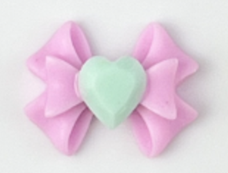 Kynsikoriste, Bows Pinkki 3 kpl