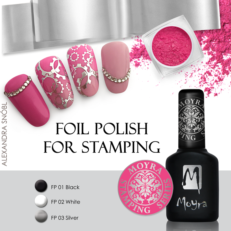 Moyra Foil Stamping Polish, Silver