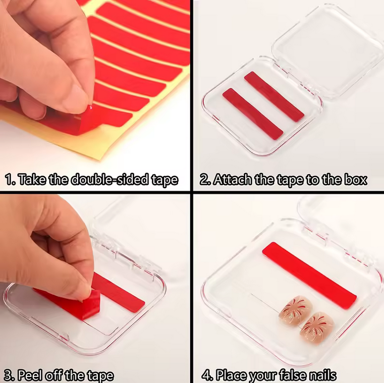 Adhesive Strip Press On Nails 5pcs