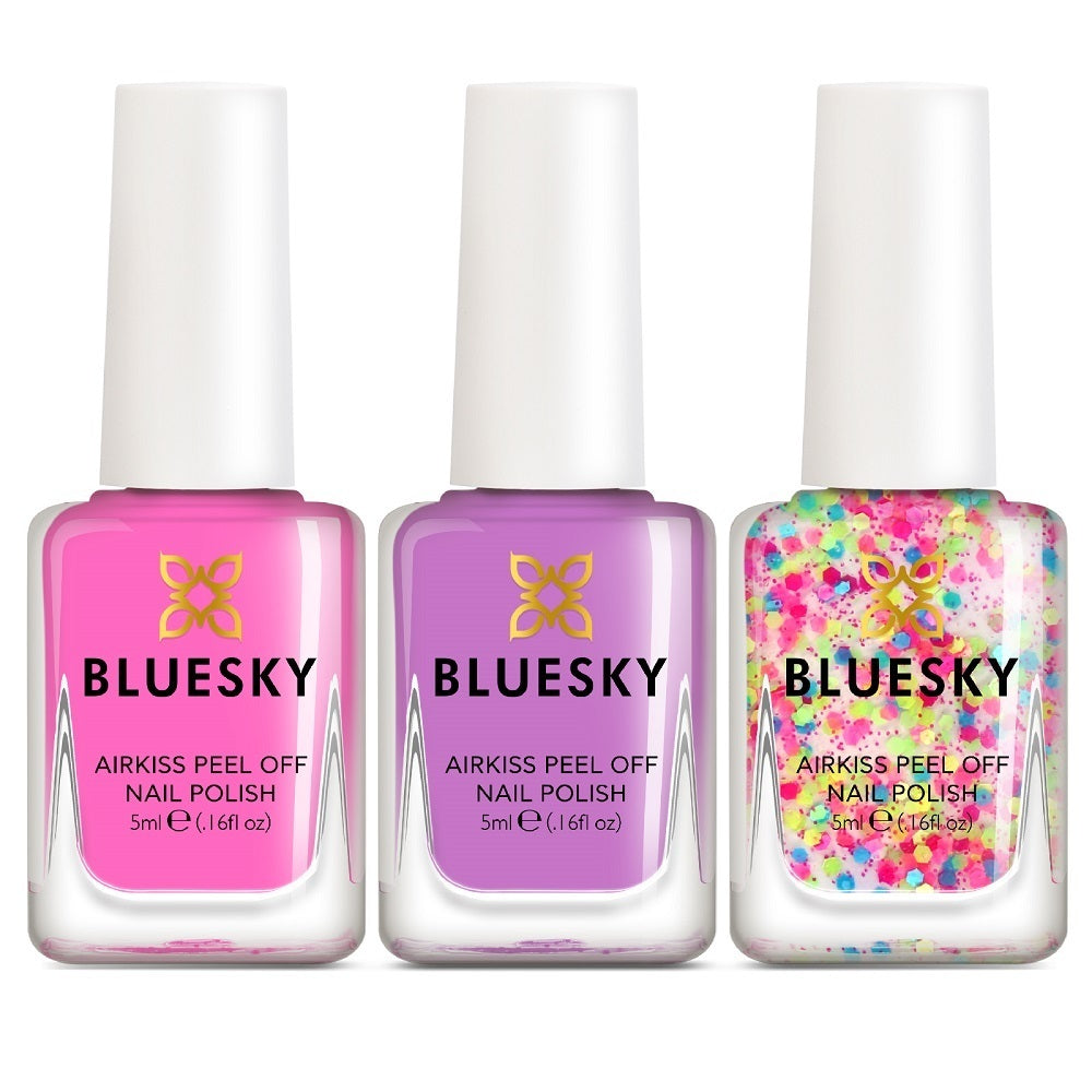 Bluesky Airkiss Peel Off Kynsilakkasetti, Party