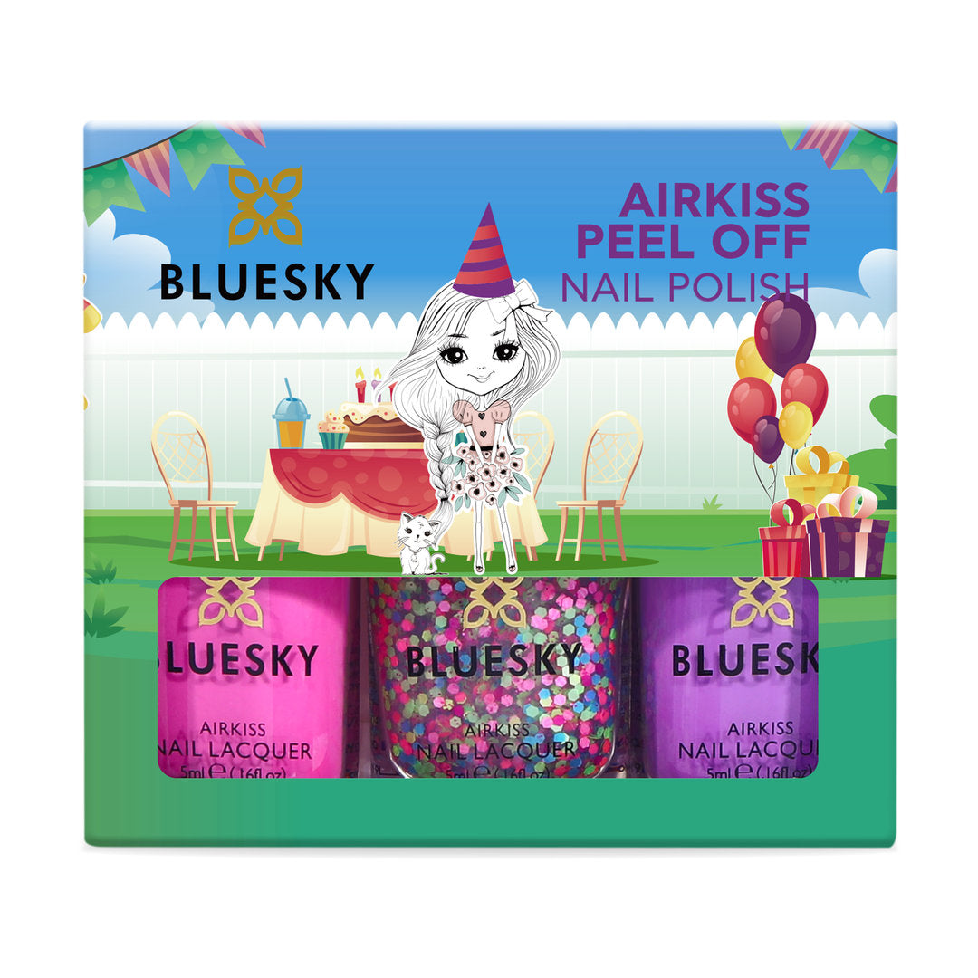 Bluesky Airkiss Peel Off Kynsilakkasetti, Party