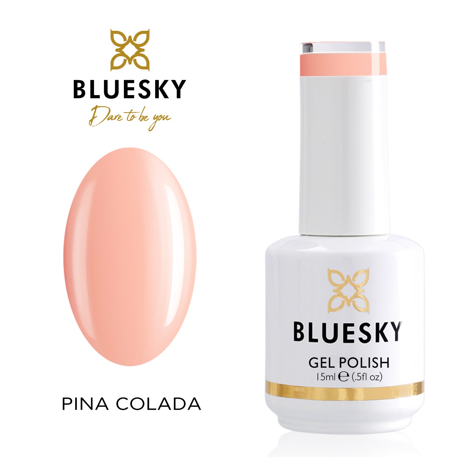 Bluesky Gel Polish, Pina Colada