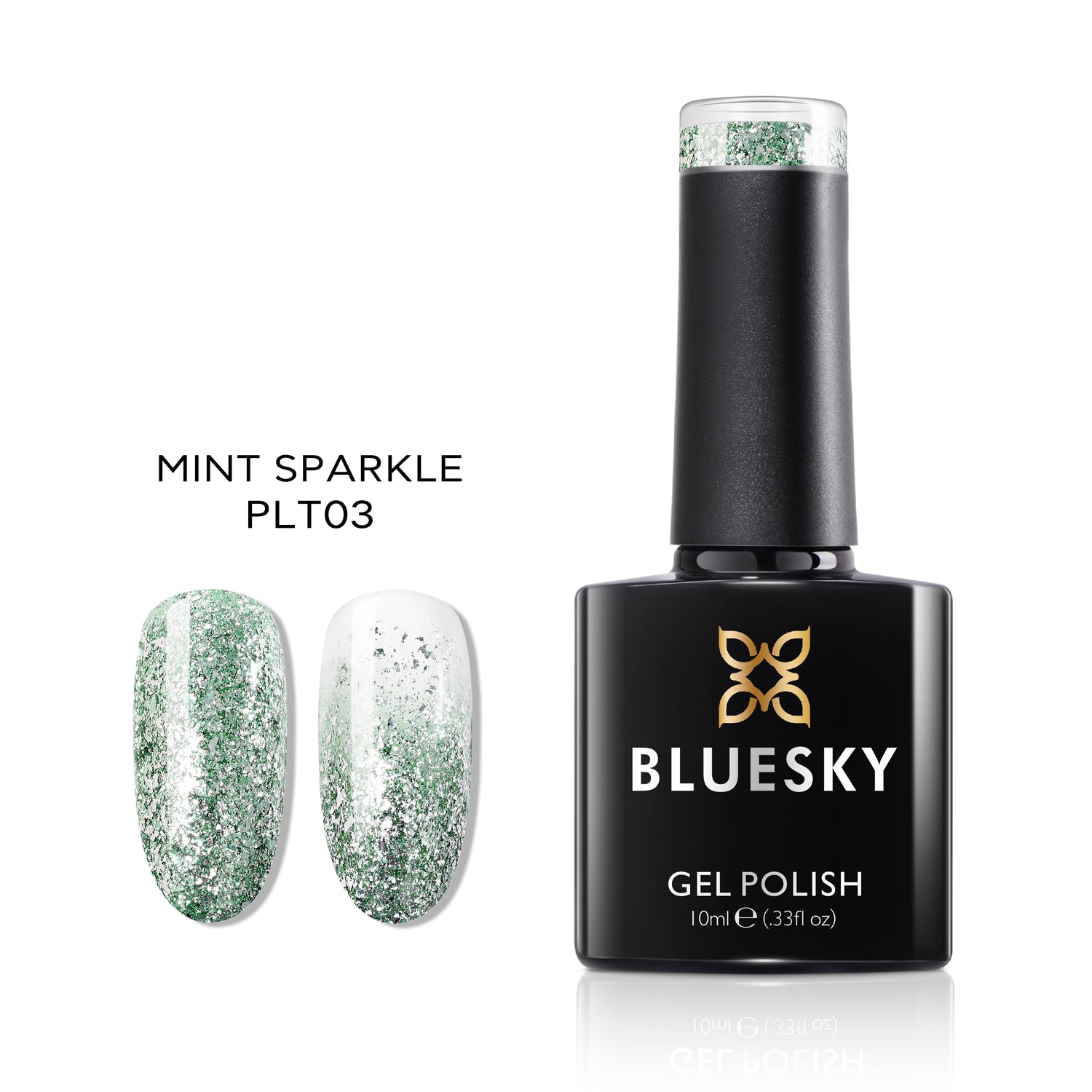 Bluesky Gel Polish, Mint Sparkle