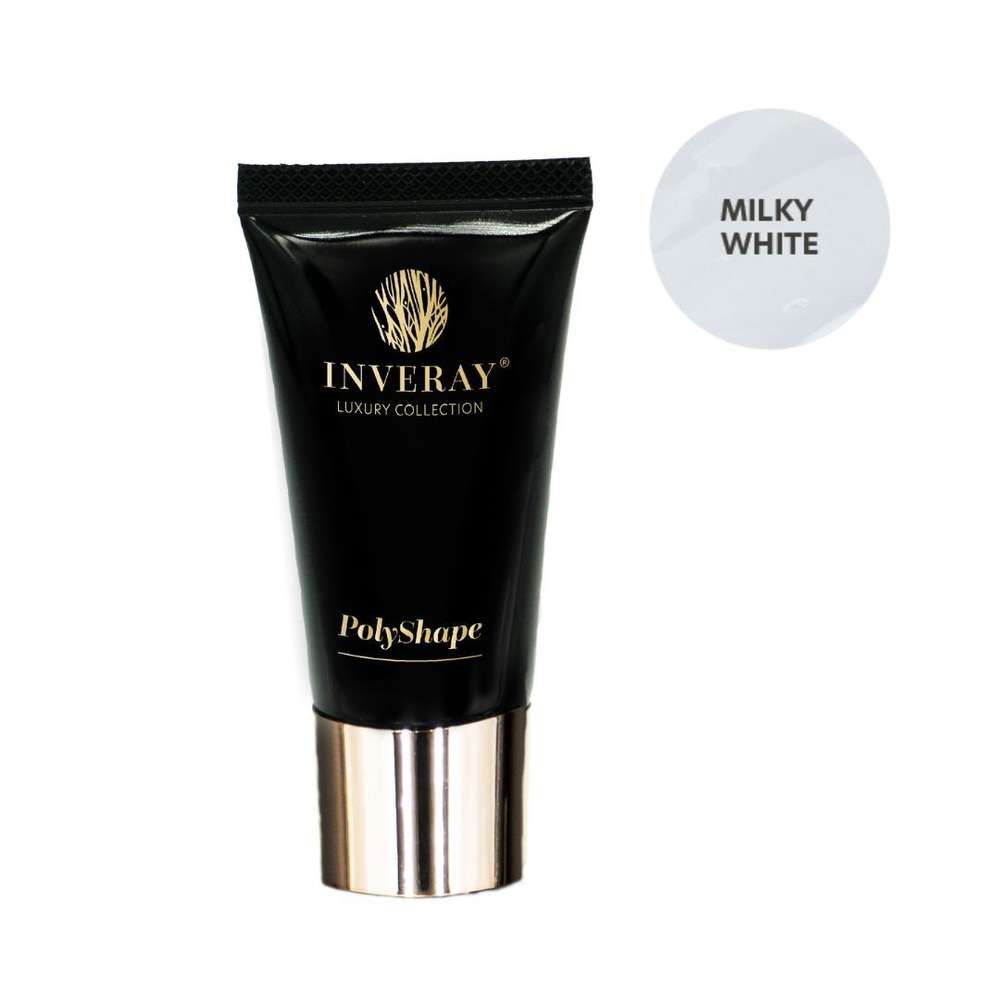 Inveray Luxury PolyShape Acrygel, Milky White