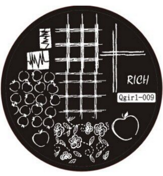 QGIRL Stamping plate 09