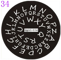 QGIRL Stamping plate 34