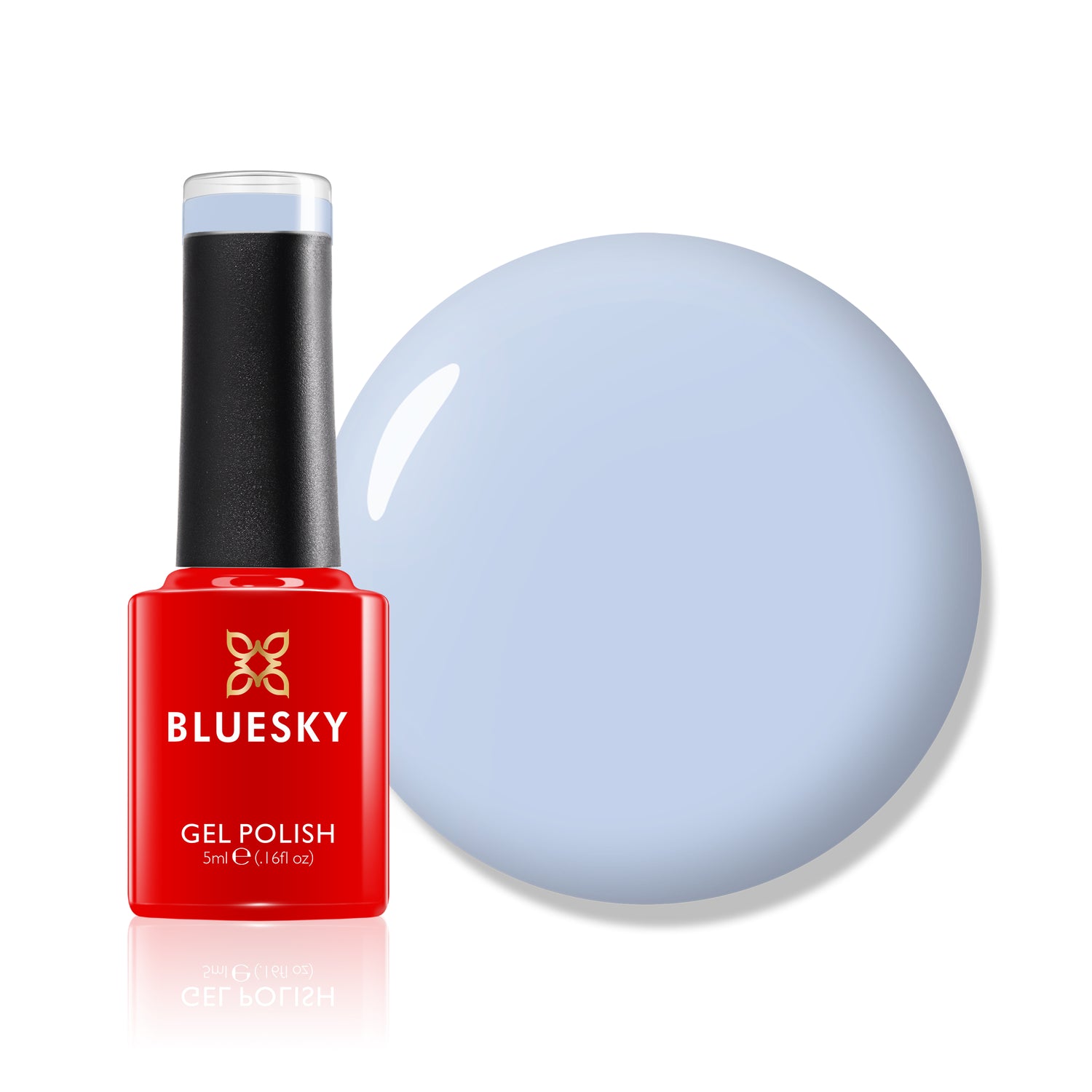 Bluesky Gel Polish, Faded Blue