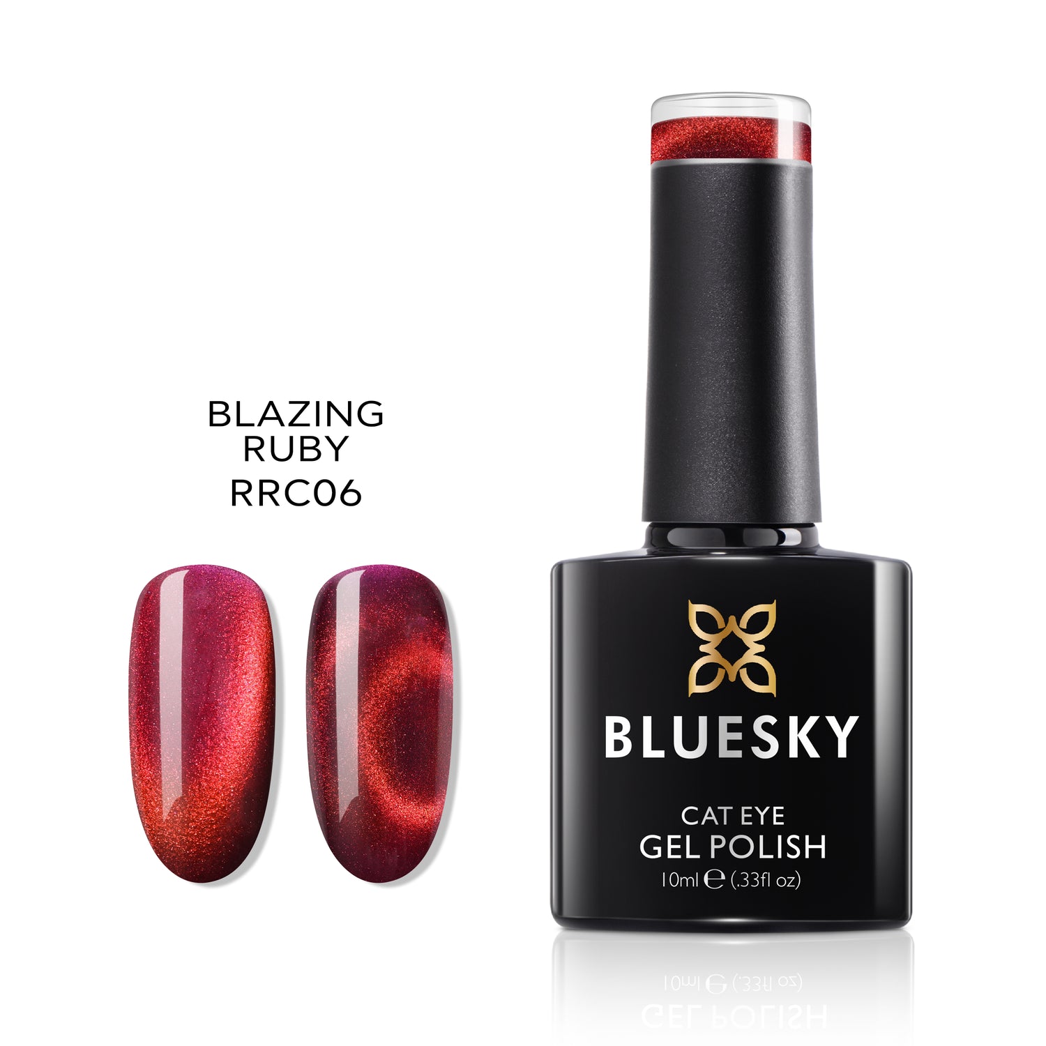 Bluesky Magnetic Gel Polish, Blazing Ruby