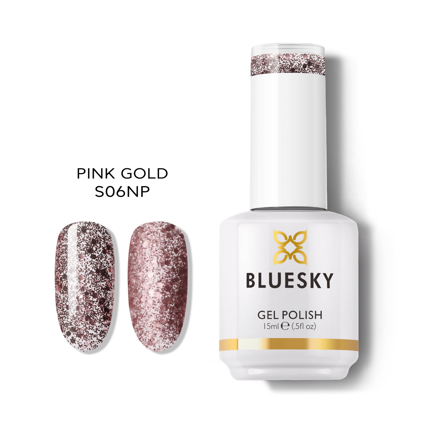 Bluesky Geelilakka SISÄLTÄÄ TPO, Pink Gold