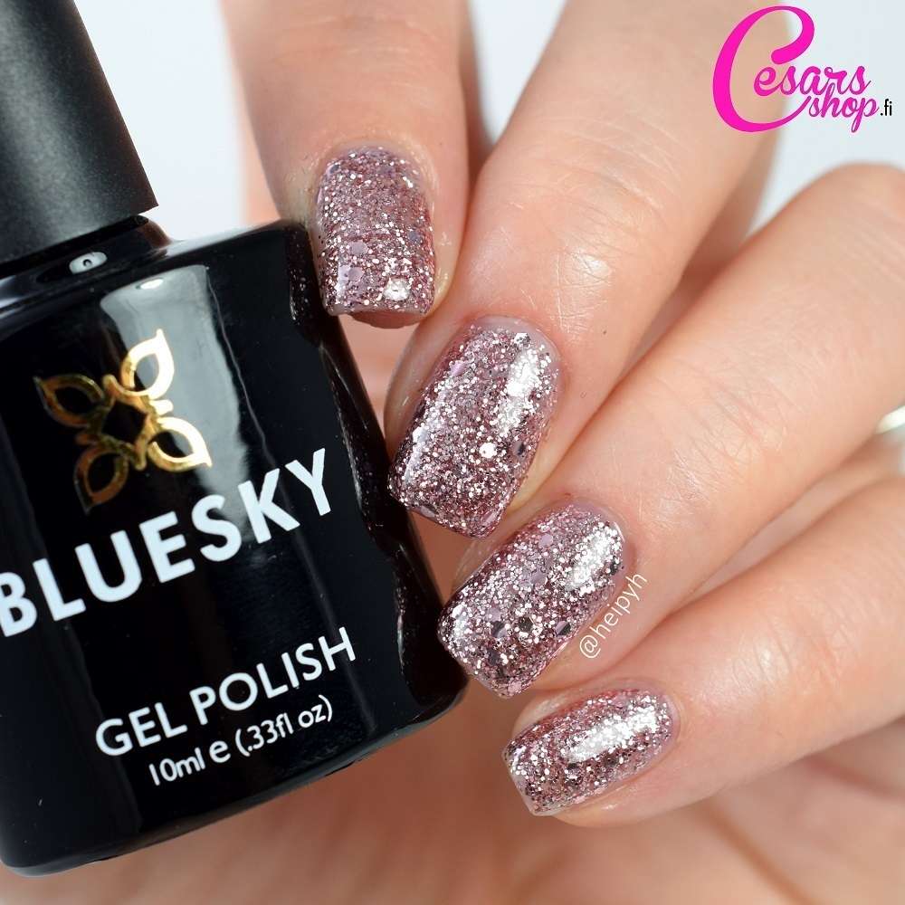 Bluesky Gel Polish, Pink Gold