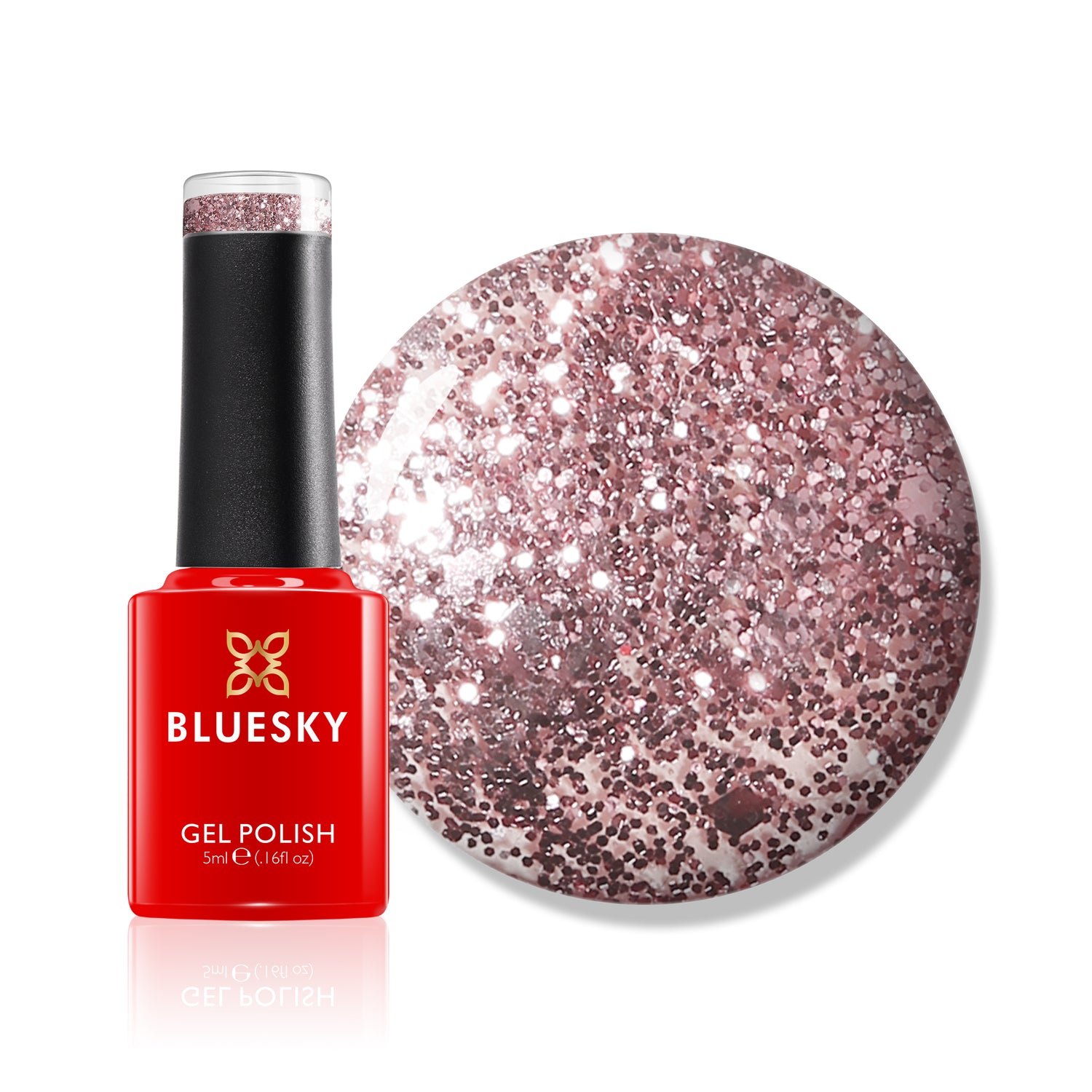 Bluesky Gel Polish, Pink Gold