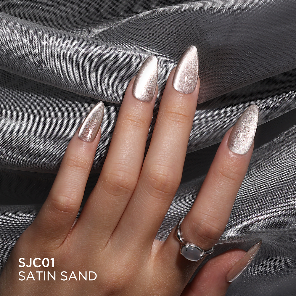 Bluesky Magnetic Gel Polish, Satin Sand