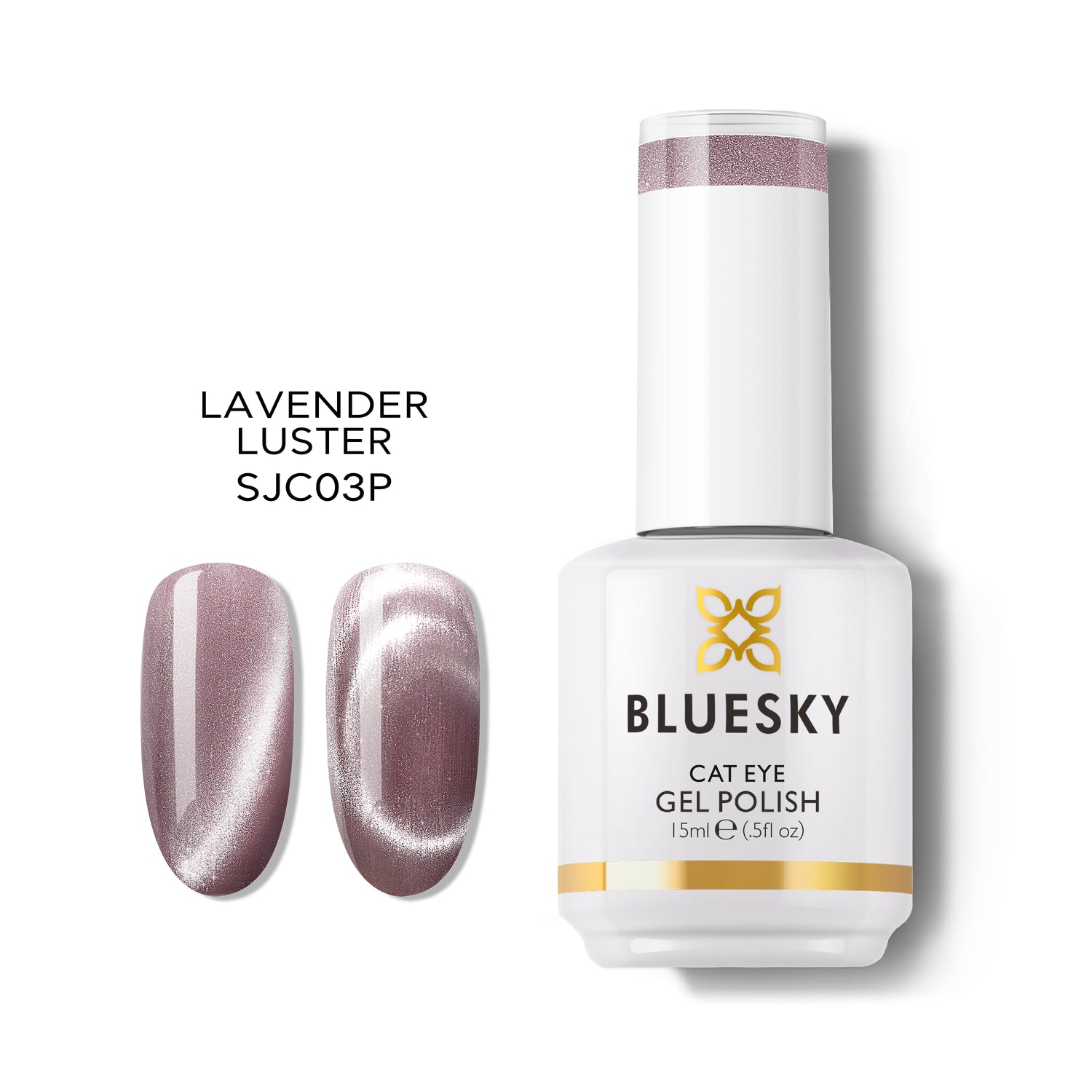 Bluesky Magnetic Gel Polish, Lavender Luster