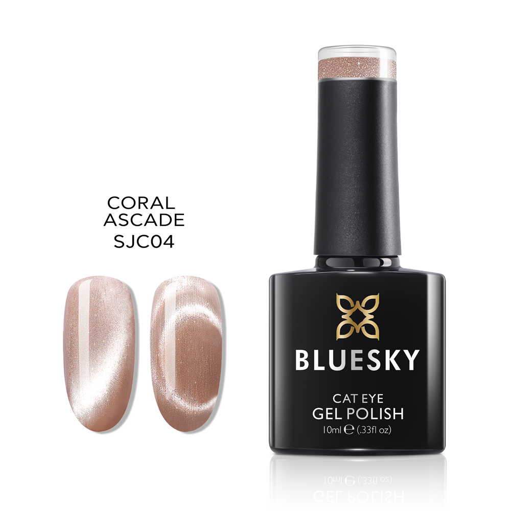 Bluesky Magnetic gel polish, Coral Cascade