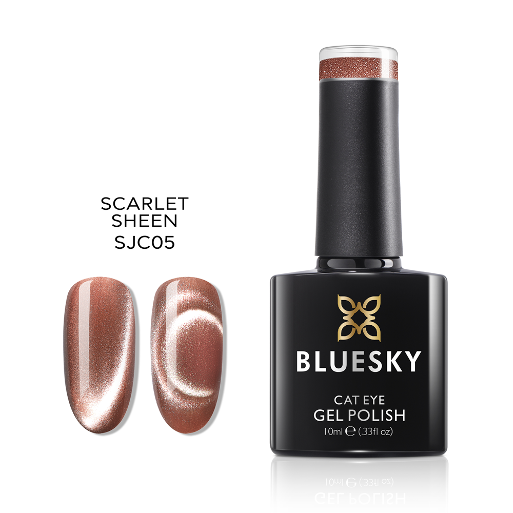 Bluesky Magnetic Gel Polish, Scarlet Sheen