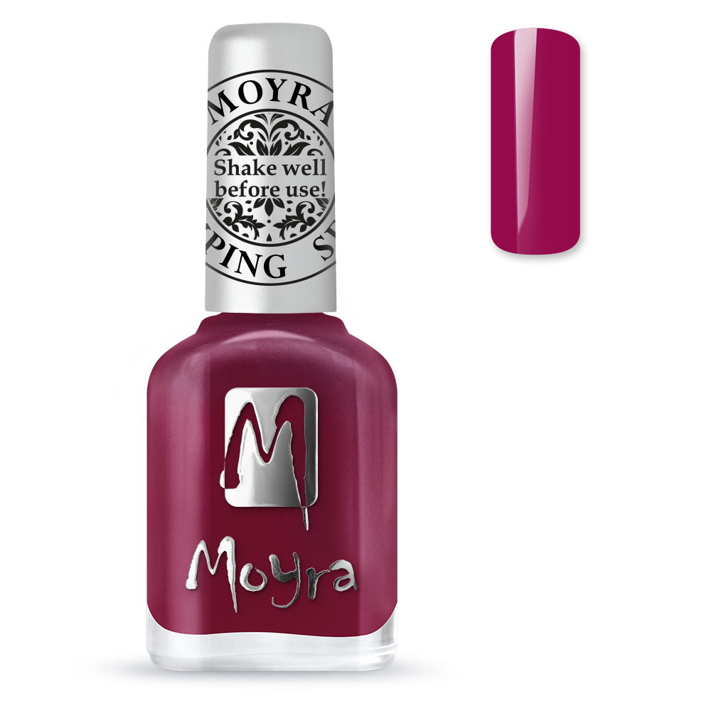 Moyra Stamping varnish, Amaranth red