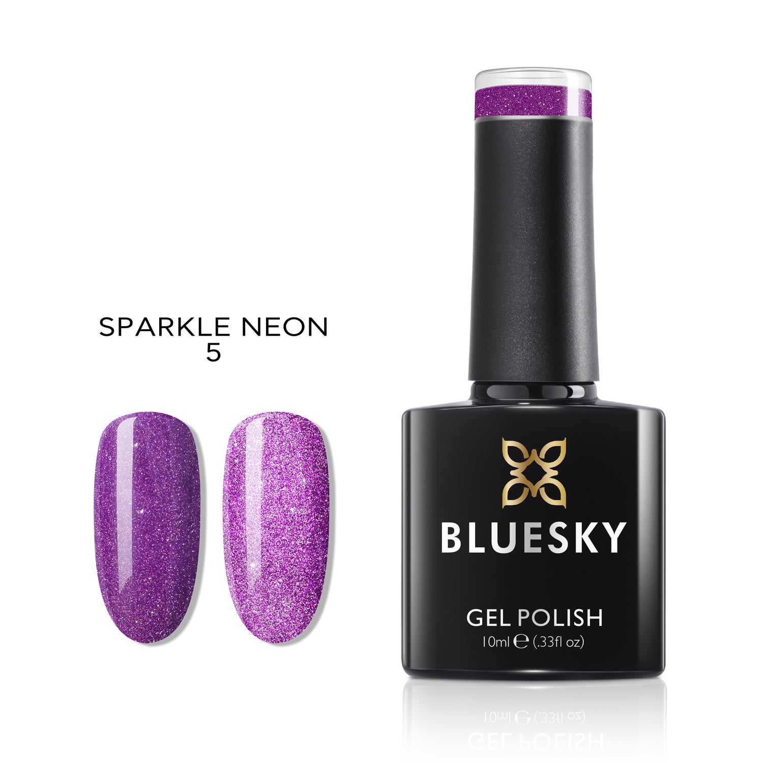 Bluesky Gel Polish, Sparkle Neon 5