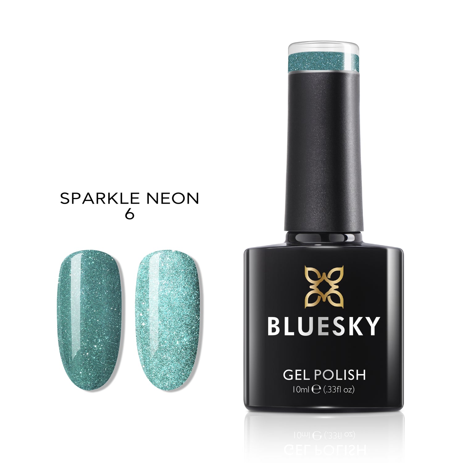 Bluesky Gel Polish, Sparkle Neon 6