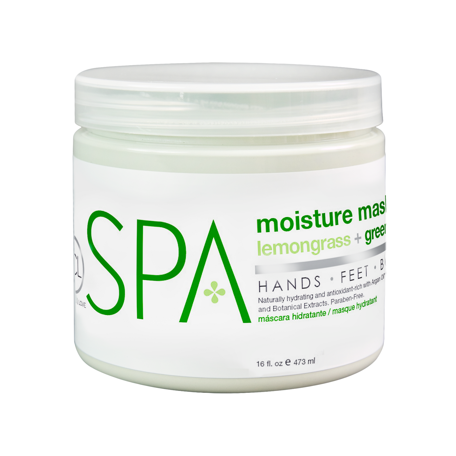 BCL Spa Moisture Mask, Lemongrass + Green Tea 473 ml