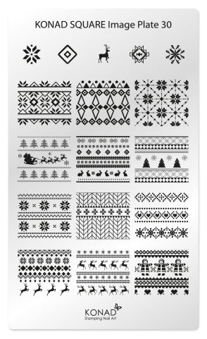 Konad Square Image Plate Stamping plate 30