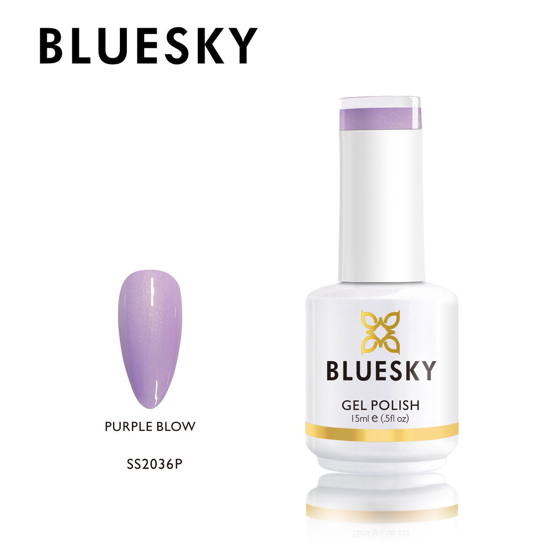 Bluesky Gel Polish, Purple Blow