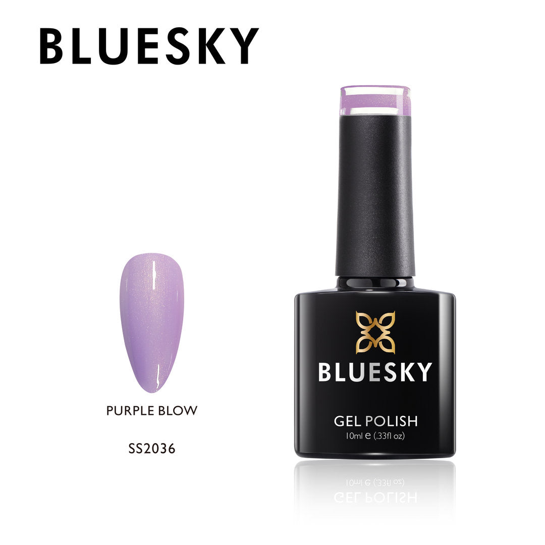 Bluesky Gel Polish, Purple Blow