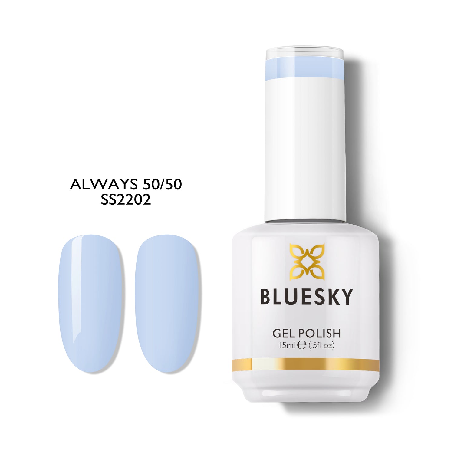 Bluesky Gel polish, Always 50/50