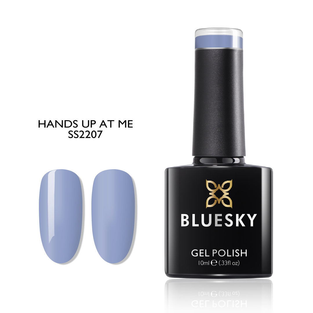 Bluesky Gel Polish, Hands Up At Me