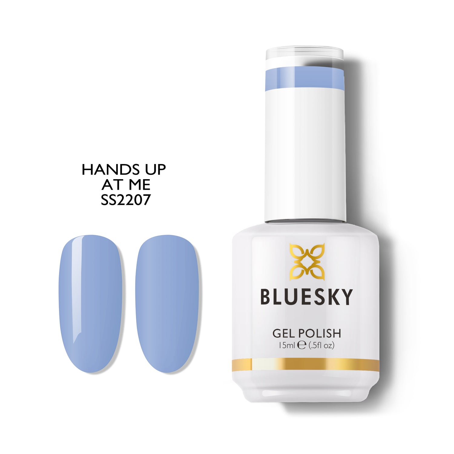 Bluesky Gel Polish, Hands Up At Me