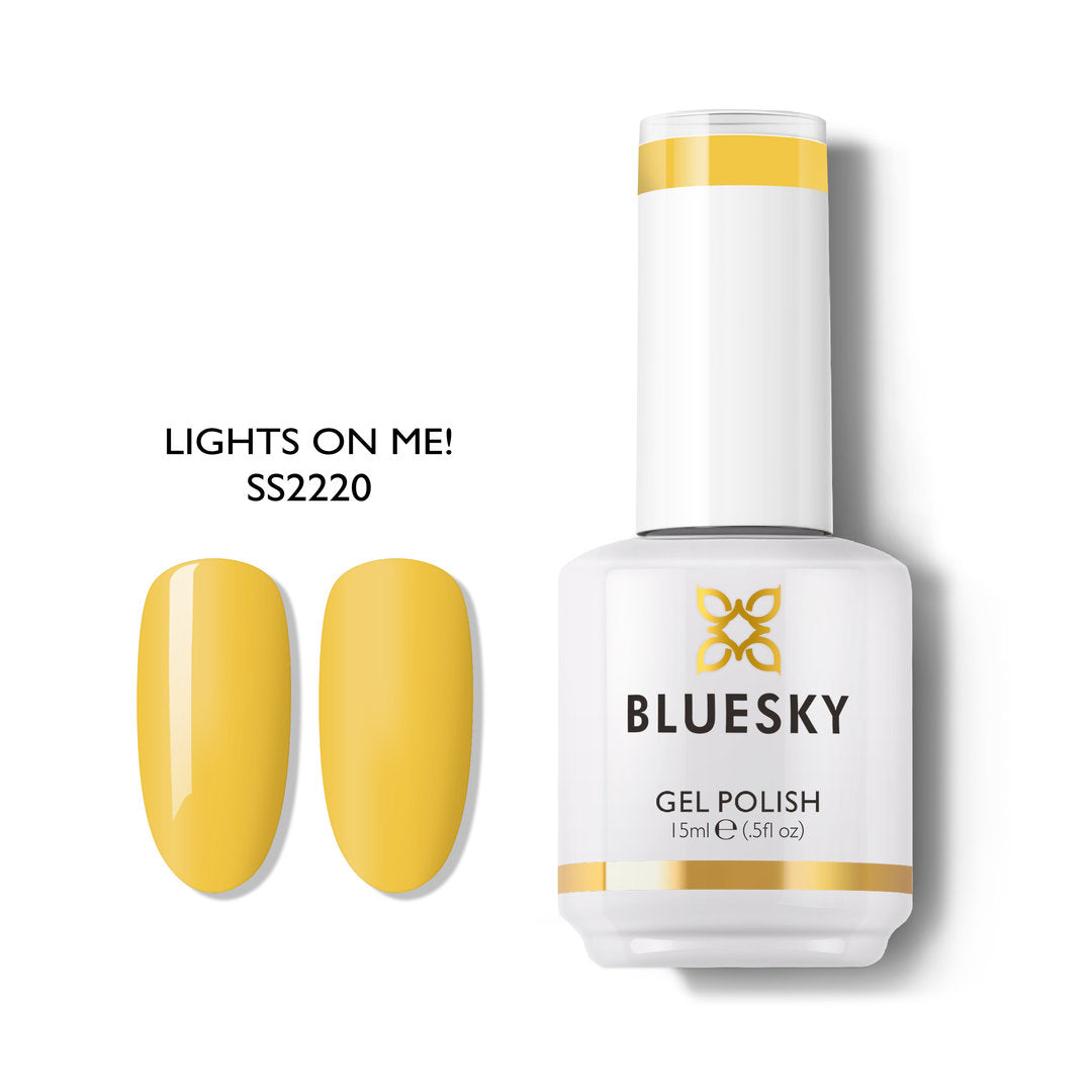 Bluesky Gel Polish, Lights On Me