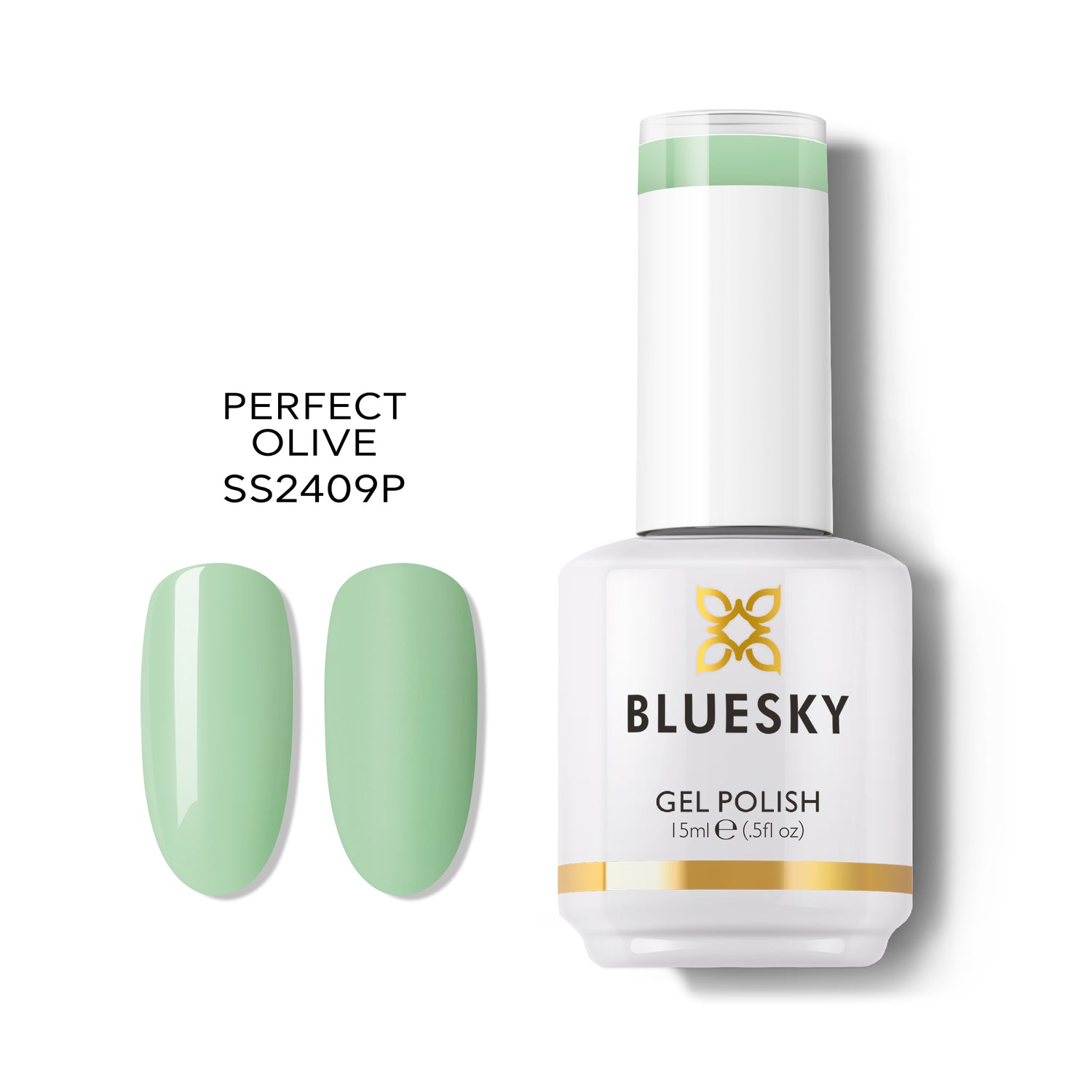 Bluesky Gel Polish, Perfect Olive