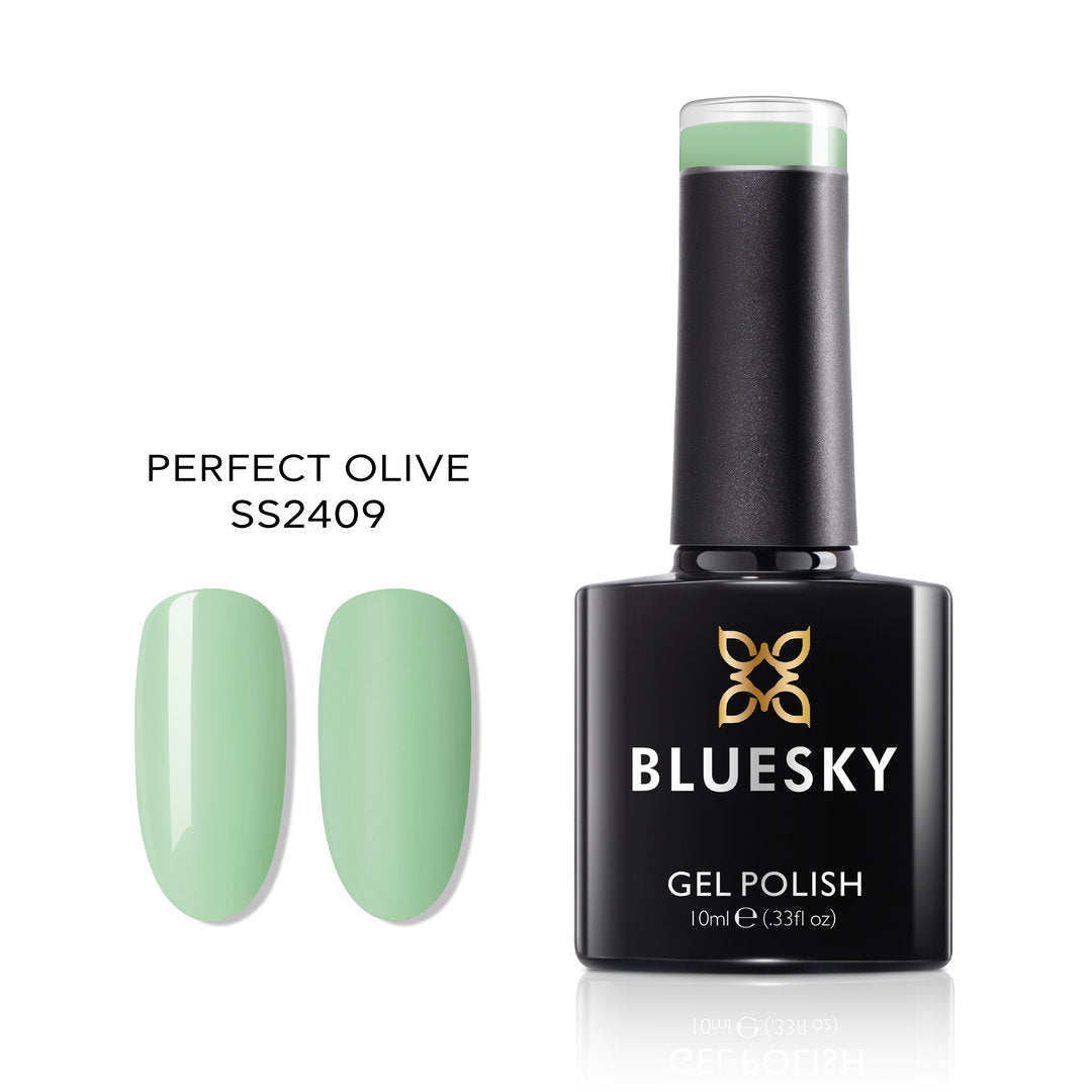 Bluesky Gel Polish, Perfect Olive