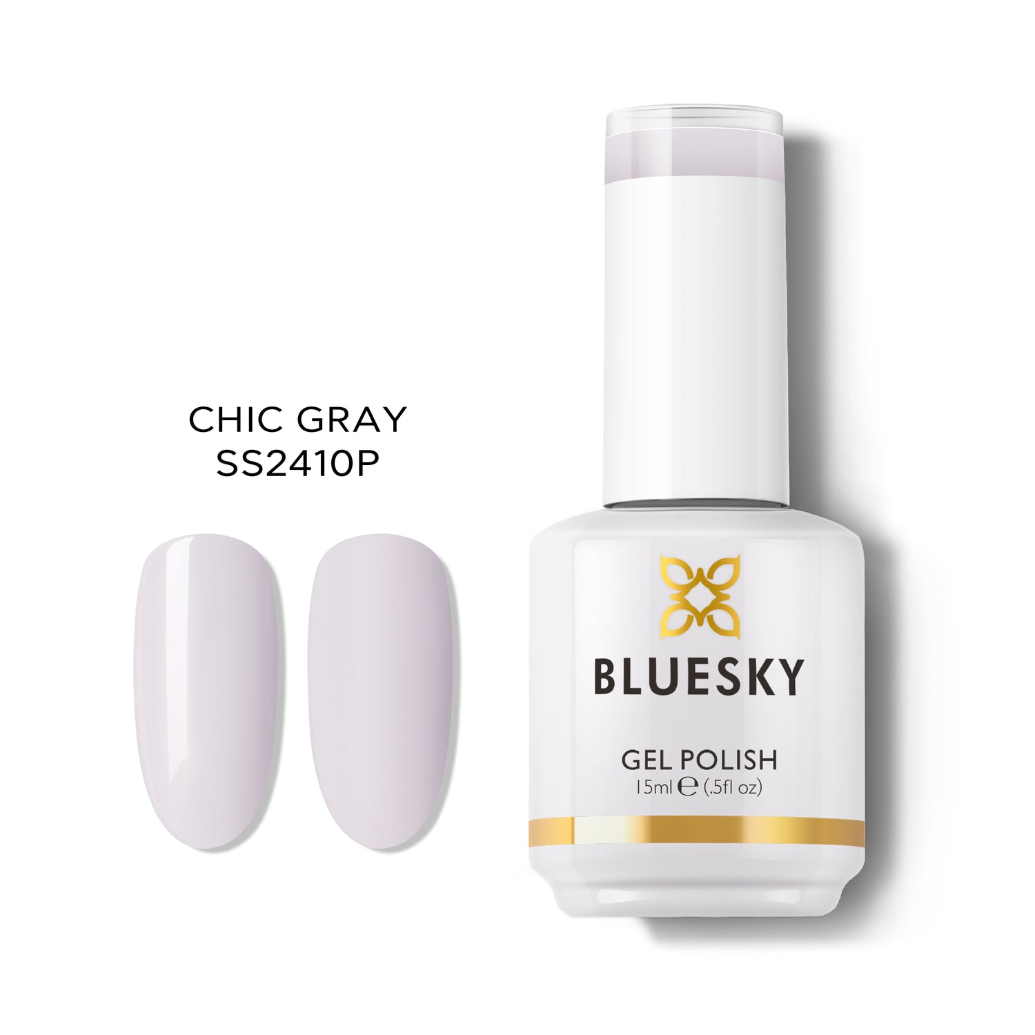 Bluesky Gel Polish, Chic Gray