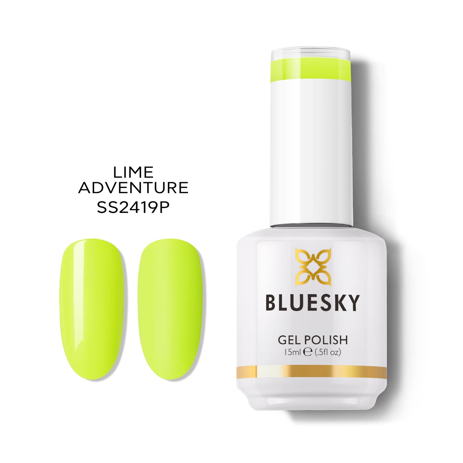 Bluesky Gel Polish, Lime Adventure
