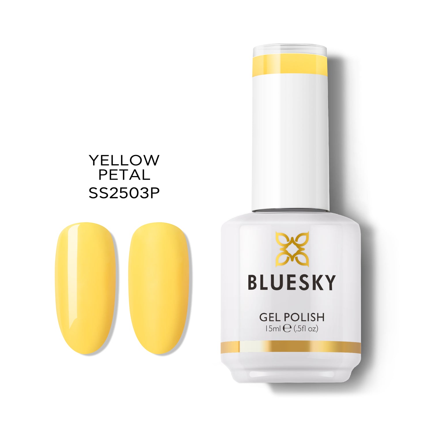 Bluesky Gel Polish, Yellow Petal
