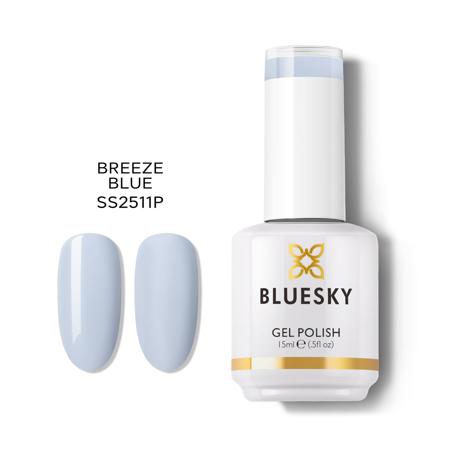 Bluesky Gel polish, Breeze Blue