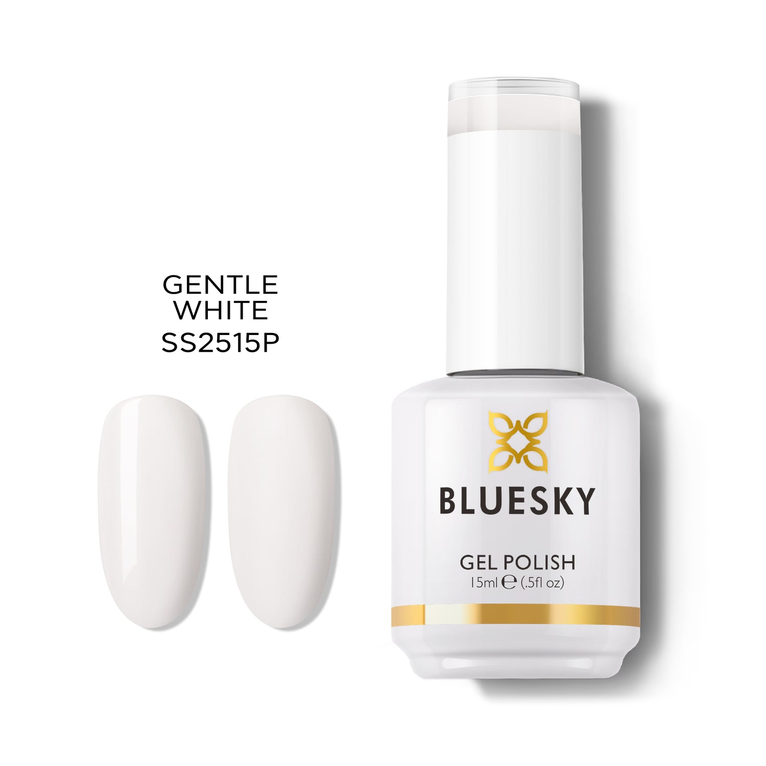 Bluesky Gel Polish, Gentle White