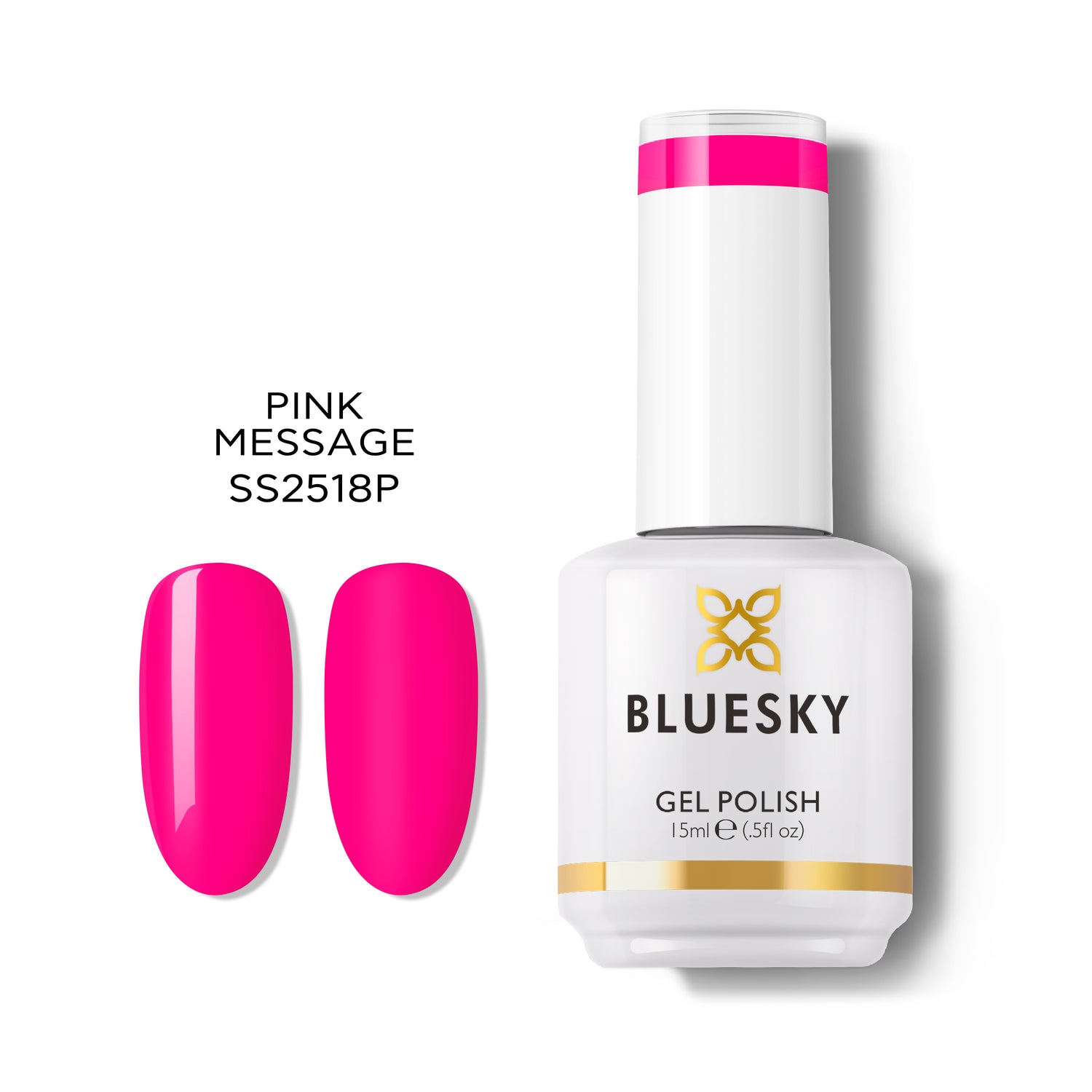 Bluesky Gel Polish, Pink Message