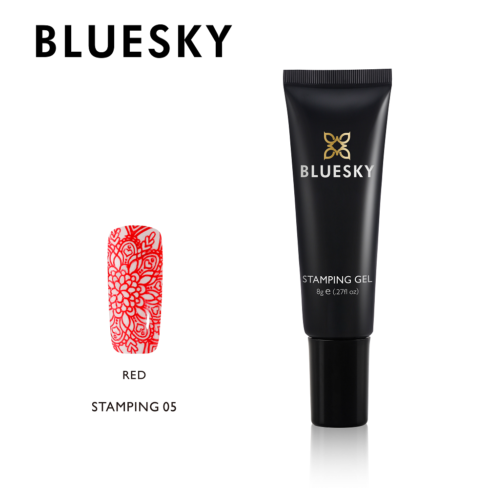 Bluesky Gel Stamping Polish, Red