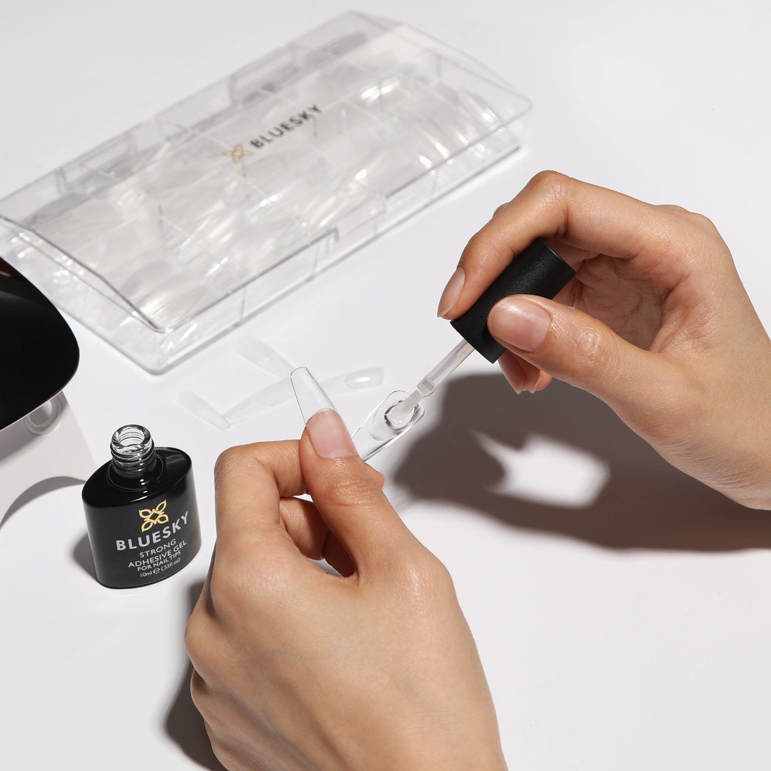 Bluesky Soft Gel Full Nail Tips, Stiletto