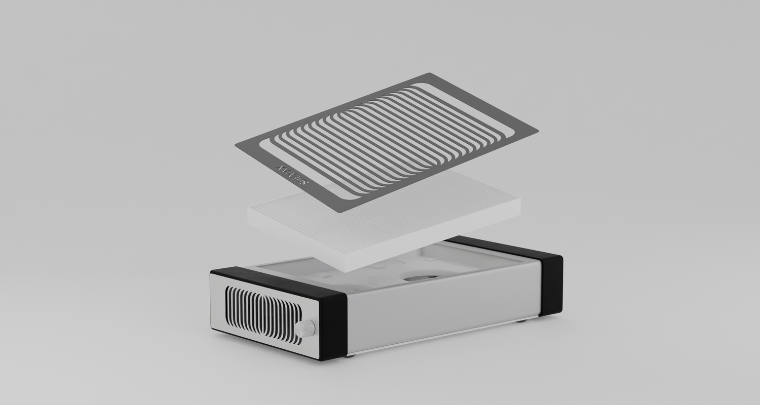 SheMax Style PRO Kynsi-imuri, Musta