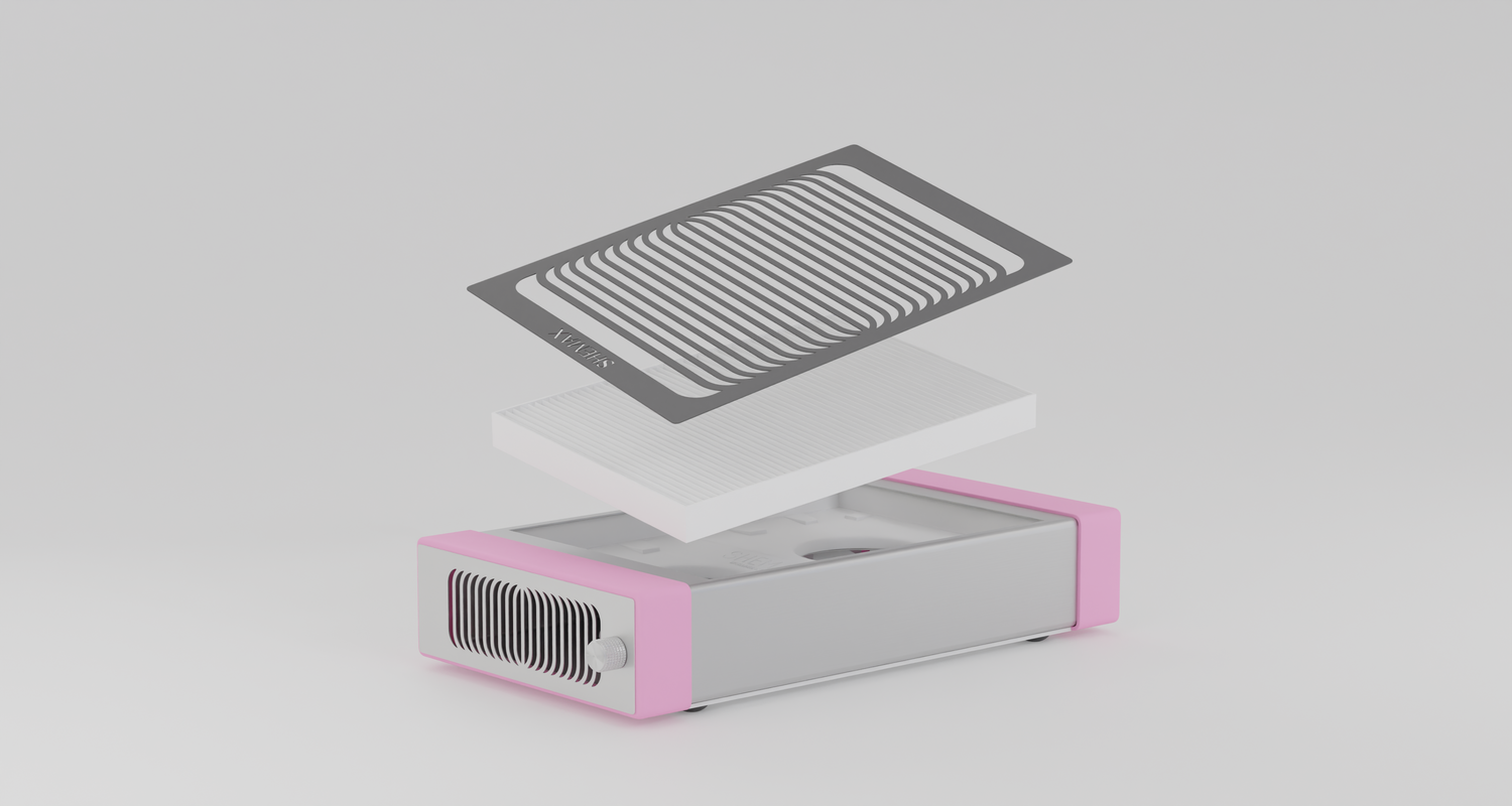 SheMax Style PRO Kynsi-imuri, Pastel Pink