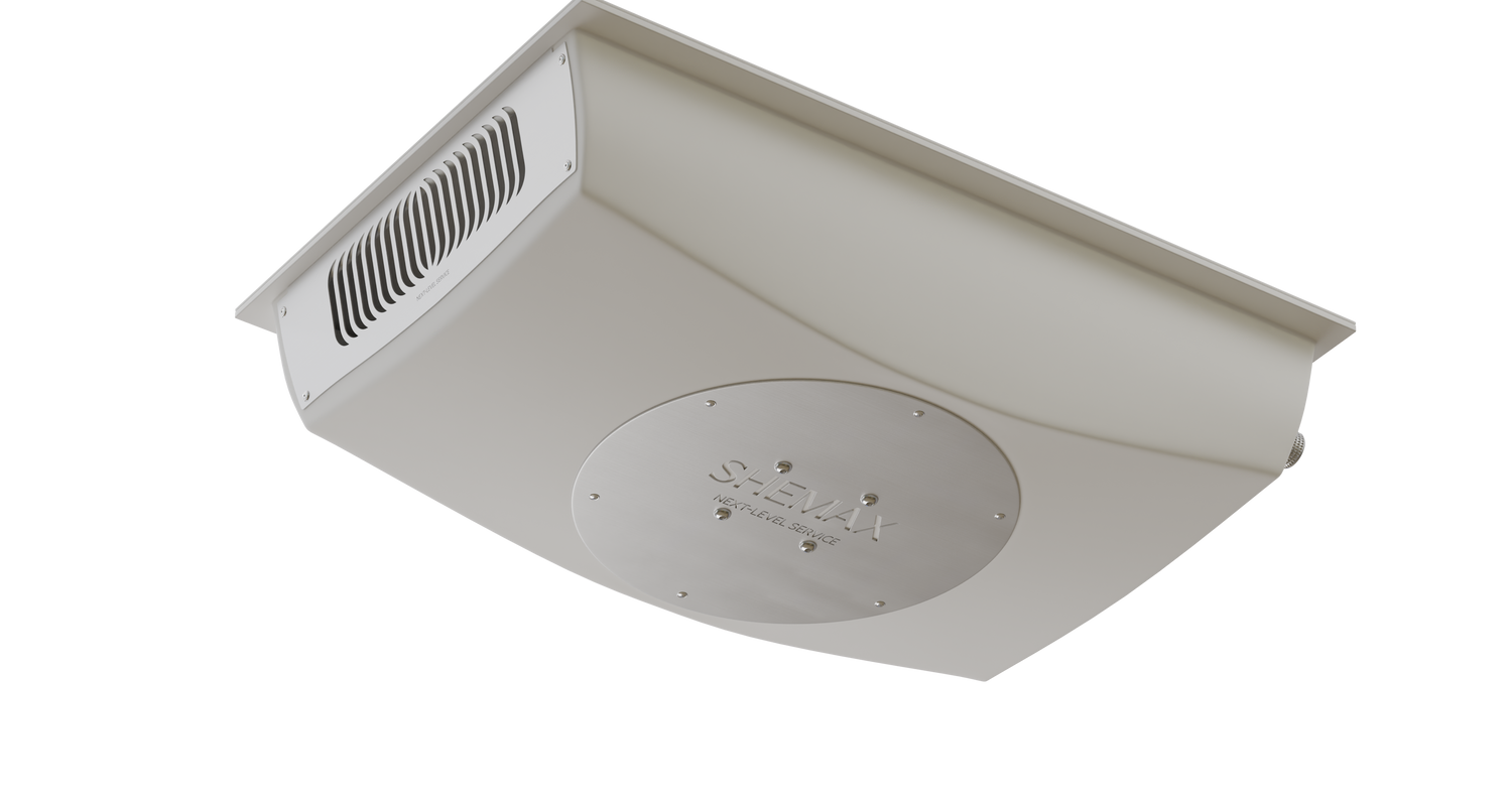 SheMax Smart V-PRO Countertop Nail Vacuum Cleaner, White