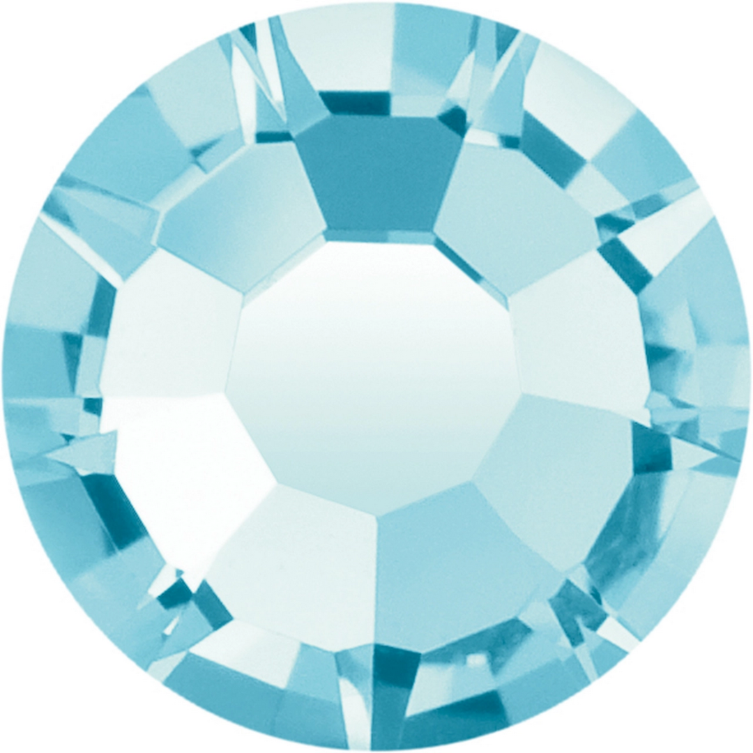 Decorative crystals Aquamarine 100 pcs