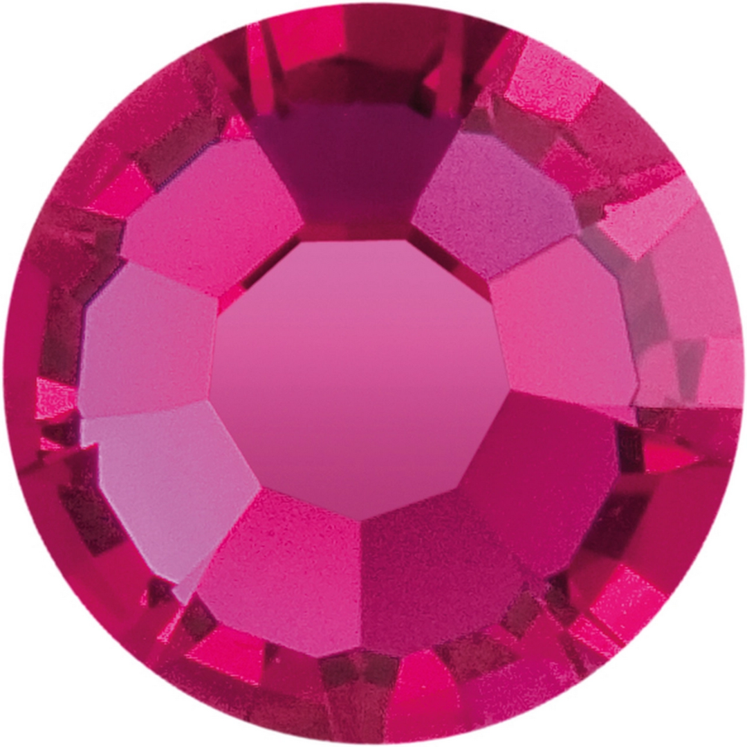 Decorative crystals Fuchsia 100 pcs