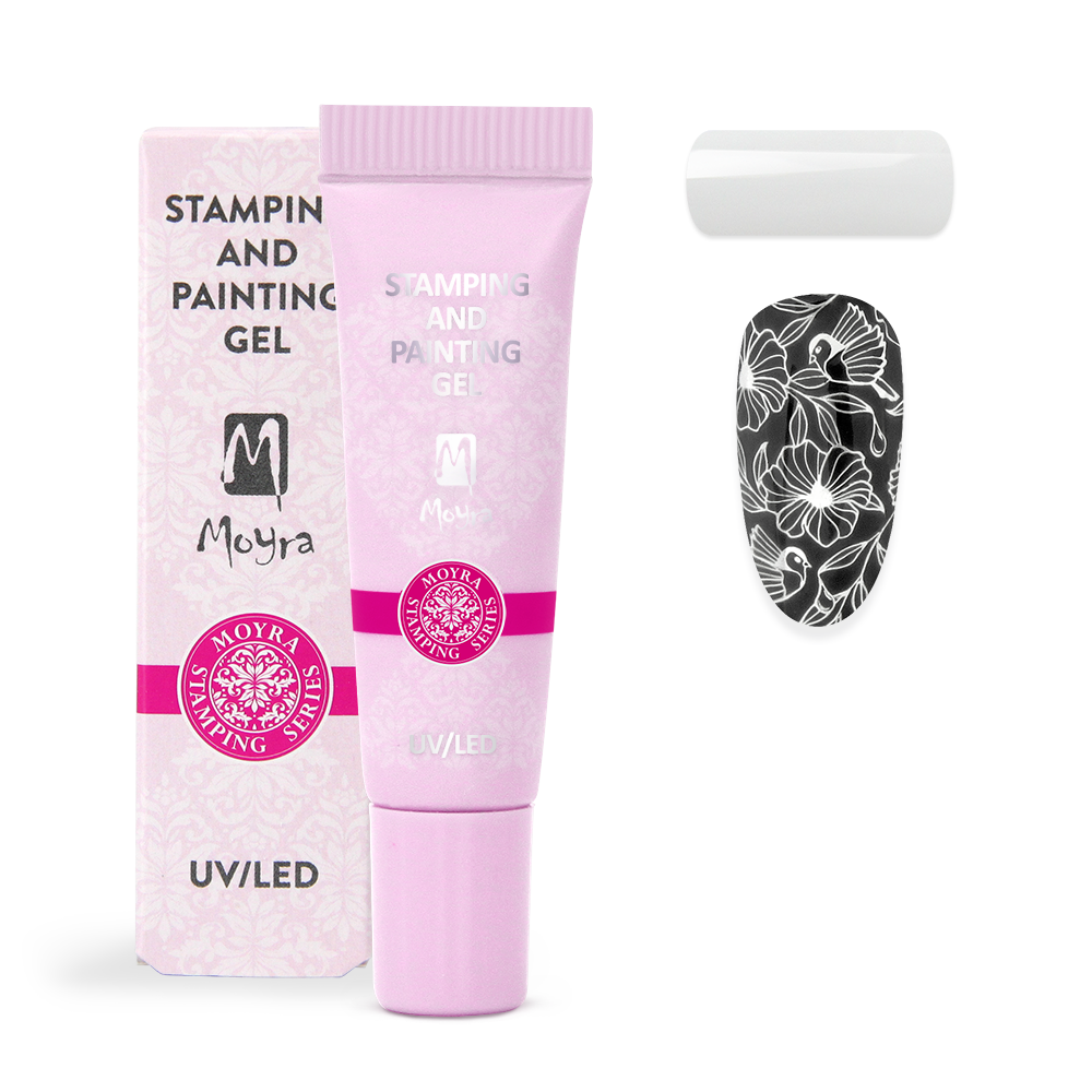 Moyra Stamping & Painting Gel, White 01