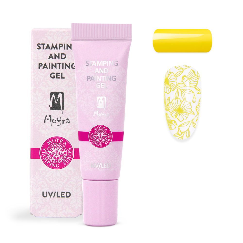 Moyra Stamping & Painting Gel, Yellow 02