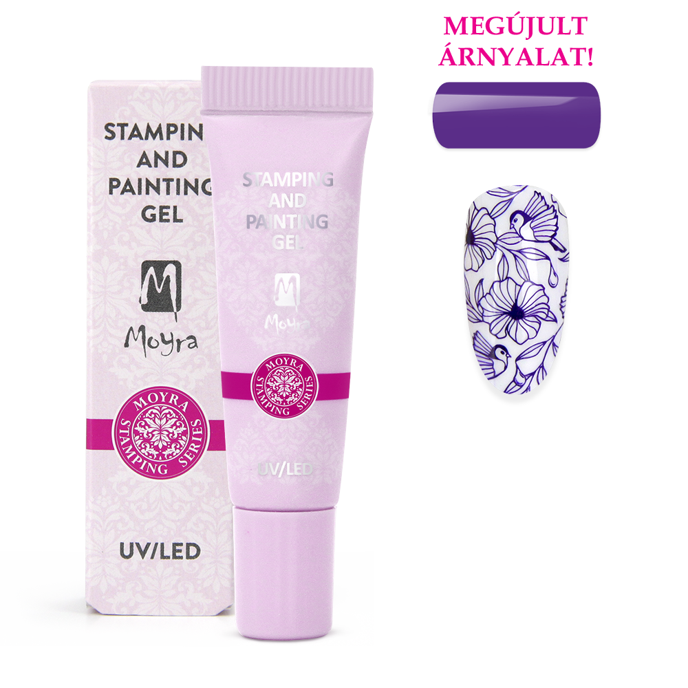 Moyra Stamping & Painting Gel, Purple 05